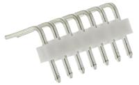 22-05-2071 Molex KK 254 Series Right Angle Through Hole Pin Header, 7 Contact(s), 2.54 mm Pitch, 1 Row, Unshrouded