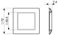 26546842 Crouzet Adapter For Use With Batch Counter, Chronometer, Multi-Totaliser, Preselection Totaliser, Tachometer