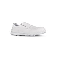 0ri21052-42 UPower MADRID Unisex White Composite Toe Capped Safety Shoes, UK 8, EU 42