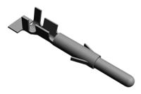 350654-1 TE Connectivity, Mini-Universal MATE-N-LOK Uninsulated, Tin Crimp Pin Connector, 0.5mm² to 2mm², 20AWG to 14AWG
