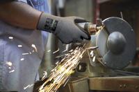 sho386 Showa 386 Grey High Performance Polyethylene, Polyester Work Gloves, Size 7, Nitrile Foam Coating