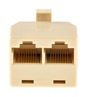 186-3105 RS PRO 2-Port RJ45 Adapter