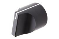 467-2508 RS PRO 22mm Black Potentiometer Knob for 6mm Shaft