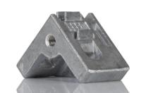3842536671 Bosch Rexroth M6 Mounting Bracket, Connecting Component, Strut Profile 30 mm, Groove Size 8mm