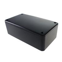 bim200414-blkblk CAMDENBOSS 2000 Series Black ABS Enclosure, IP54, Black Lid, 120 x 65 x 40mm