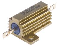 rh0251r000fe02 Vishay, 1Ω 25W Wire Wound Chassis Mount Resistor RH0251R000FE02 ±1%