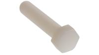232-6999 RS PRO Plain Nylon, Hex Bolt, M8 x 40mm
