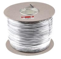 491-790 RS PRO 3182Y 0.75 mm² 2 Core Power Cable, H05VV-F, Grey PVC, 100m