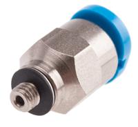 qsm-m3-4 Festo QS Series Straight Threaded Adaptor, M3 Male to Push In 4 mm, Threaded-to-Tube Connection Style, 153303