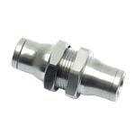 3616-06-00 Legris LF3600 Series Bulkhead Tube-to-Tube Adaptor, Push In 6 mm to Push In 6 mm, Tube-to-Tube Connection Style