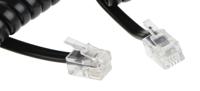 cp162446n Decelect Male RJ9 to Male RJ9 Telephone Extension Cable, Black Sheath, 1.5m