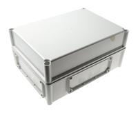 ekpe-180-g-ekpvt Fibox EK Series Grey Polycarbonate Enclosure, IP66, IP67, Flanged, Grey Lid, 380 x 280 x 180mm