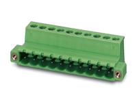 1825527 Phoenix Contact, 5.08mm Pitch, 5/ 4-STGF, IC 2, 4 Way, , Pluggable Terminal Block, Inverted Plug, Cable Mount,