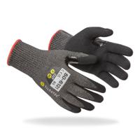 50-6121-10 Tilsatec Black, Grey Tilsatec RhinoYarn Cut Resistant Gloves, Size 10, Nitrile Foam Coating