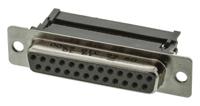 09663186500 HARTING 25 Way Right Angle Cable Mount D-sub Connector Socket, 2.77mm Pitch