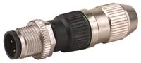 7000-12461-0000000 Murrelektronik Limited Circular Connector, 3 Contacts, Cable, M12 Connector, Plug, Female, IP67, 7000 Series