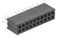 m50-3001045 HARWIN Straight Through Hole Mount PCB Socket, 20-Contact, 2-Row, 1.27mm Pitch, Solder Termination