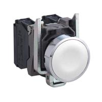 xb4ba11 Schneider Electric Harmony XB4 Series Push Button, Spring Return, Panel Mount, 22mm Cutout, SPST, 600V, IP66, IP67,