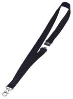 8137-01 Durable Black Lanyard