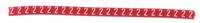 901-10358 HellermannTyton Helagrip Slide On Cable Markers, White on Red, Pre-printed "2", 2 → 5mm Cable, for Cables &
