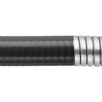 ltpss50b-10m Flexicon Flexible, Liquid Tight Conduit, 50mm Nominal Diameter, Stainless Steel, Black