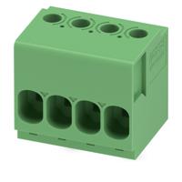 1017516 Phoenix Contact TDPT 4/ 4-SC-6.35-ZB Series PCB Terminal Block, 4-Contact, 6.35mm Pitch, Through Hole Mount, 1-Row,