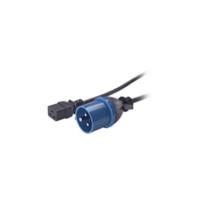 ap9876 APC Straight IEC 60309 Plug to Straight IEC C19 Socket Power Cord, 2.5m