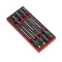 modmat1pb Facom Slotted Screwdriver Set, 8-Piece