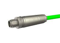 2327989-1 TE Connectivity Circular Connector, 8 Contacts, Cable, M12 Connector, Plug, Male, IP67, M12 Series
