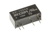 rp-1205s Recom RP DC-DC Converter, 5V dc/ 200mA Output, 10.8 → 13.2 V dc Input, 1W, Through Hole, +85°C Max Temp -40°C