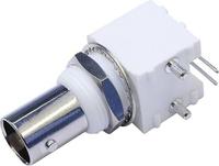 j01001a0038 Telegartner, Jack PCB Mount BNC Connector, 50Ω, Through Hole Termination, Right Angle Body