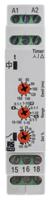 222-8178 RS PRO DIN Rail, Surface Mount Timer Relay, 24 → 230V ac, 2-Contact, 0.1s to 100h, 1-Function, SPDT