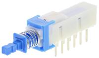 spun194700 Alps Alpine Push Button Switch, Latching, PCB, DPDT, 30V dc