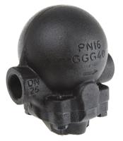 1458700 Spirax Sarco 10 bar Iron Thermostatic Steam Trap, 1 in BSP Female