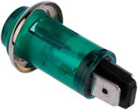ind504203-240-tgrn CAMDENBOSS Green Neon Panel Mount Indicator, 240V, 13mm Mounting Hole Size