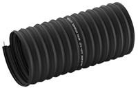 9130010500000 Contitech Black TPE Reinforced Flexible Ducting, 5m, 50mm ID