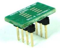 pa0001 CHIPQUIK Through Hole Mount 2.9mm Pitch IC Socket Adapter, 8 Pin SOIC to 8 Pin Male DIP