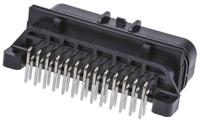 6473711-1 TE Connectivity, SUPERSEAL Automotive Connector Plug Through Hole 26 Way, Solder Termination