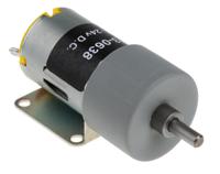 413-0638 RS PRO Brushed Geared DC Geared Motor, 1.31 W, 12 V dc, 59 mNm, 274 rpm, 4mm Shaft Diameter