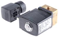 134243 Burkert Solenoid Valve , 2 Port, NC, 230 V ac 3.18 mm, 3.18 mm
