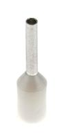 458-752 RS PRO Insulated Crimp Bootlace Ferrule, 8mm Pin Length, 1.2mm Pin Diameter, 0.75mm² Wire Size, White