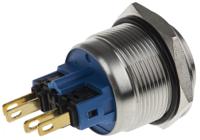 811-8471 RS PRO Push Button Switch, Momentary, Panel Mount, 22mm Cutout, SPDT, 250V ac, IP67