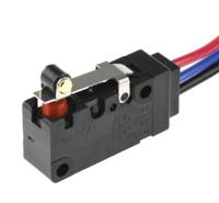 d2vw-5l2a-1mdchn Omron Roller Lever Micro Switch, Pre-wired Terminal, 5 A @ 250 V ac, SPDT, IP67