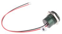 898-7740 RS PRO Green Panel Mount Indicator, 220V ac, 22mm Mounting Hole Size, Lead Wires Termination, IP67