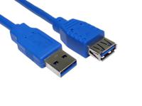 251-3293 RS PRO USB 3.0, Male USB A to Female USB A, 1m