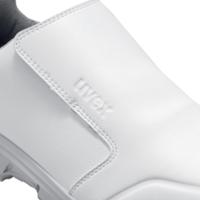 6581846 uvex 1 Unisex White Composite Toe Capped Safety Shoes, UK 11, EU 46
