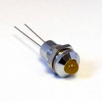 19040002 CML Innovative Technologies 1904X00X Series Yellow Panel Mount Indicator, 2.1V, 8mm Mounting Hole Size