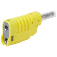 0-500-29 Legrand Yellow Male Banana Plug, 4 mm Connector, Screw Termination, 16A, 33 → 70V