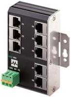 58903 Murrelektronik Limited 58 Series DIN Rail Mount Network Hub, 8 RJ45 Ports, 100Mbit/s Transmission, 9 → 36V dc
