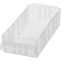 104692 Raaco 1 Drawer, PP, 41mm x 67mm x 153mm, Transparent